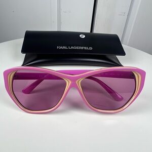 Karl Lagerfeld KL6103S New PINK/YELLOW 58/13/140 Women's Sunglasses